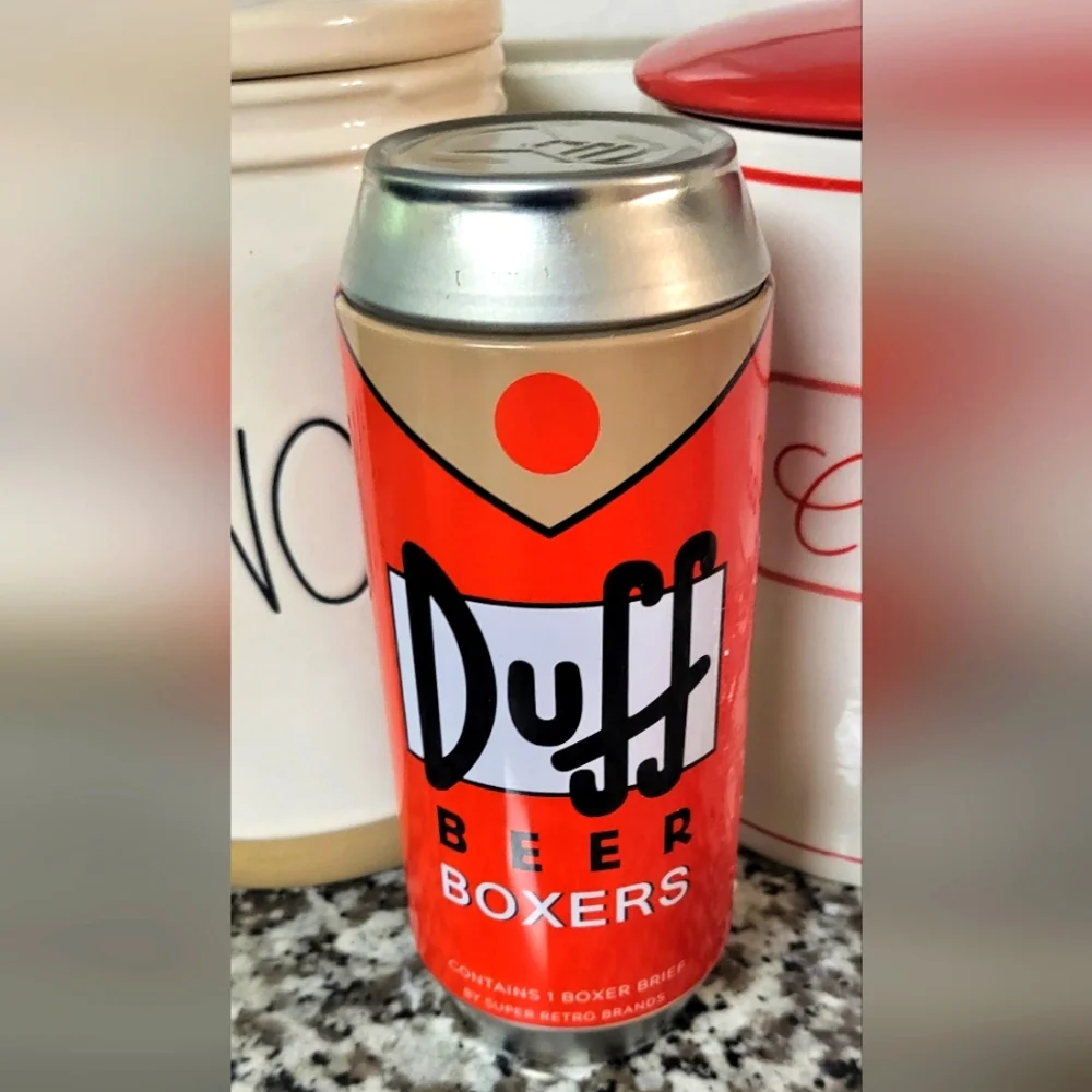 Men's XL Boxer Briefs Duff Beer  The Simpsons  Men's funny underwear - Picture 8 of 8